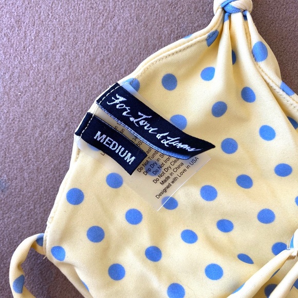 For Love and Lemons Limoncello Bikini FULL SET - Picture 7 of 10